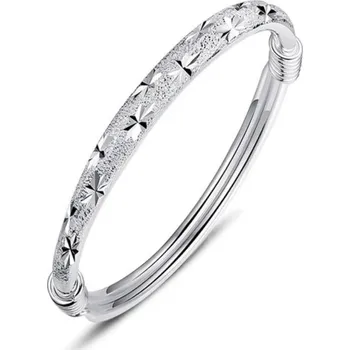 Náramek Dámský pevný náramek třpytivý A1706