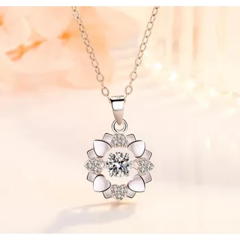 Náhrdelník Dámský náhrdelník s květinou D519