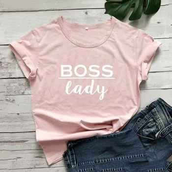Dámské tričko s potiskem boss lady XL 5