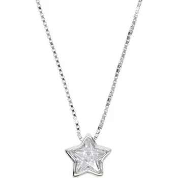 Náhrdelník Dámský náhrdelník s hvězdičkou stříbrná