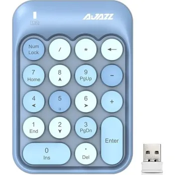 Barevná numerická klávesnice modrá