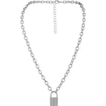 Náhrdelník Dámský náhrdelník se zámkem G707 stříbrná