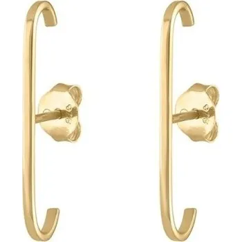 Náušnice Dámské lemující náušnice A1648 zlatá 2