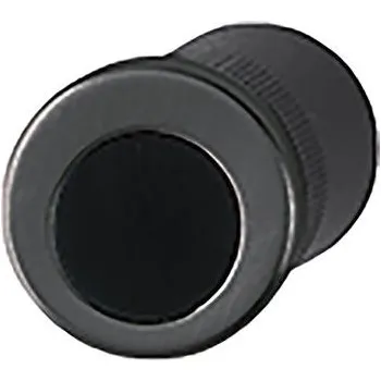 Hranový náprstek pro posuvné dveře M450, černý satinovaný