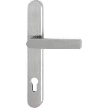 Dveřní kování Sada klik GAMMA / AMSTERDAM - úzká deska PZ, matná nerez