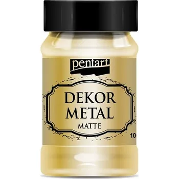 Speciální výtvarná barva Dekorační barva Pentart metalická matná 100 ml