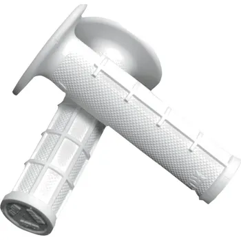 Chránič řídítek pro čtyřkolku GRIPY MX PRO 1/2 WAFFLE BÍLÉ H01RFSW