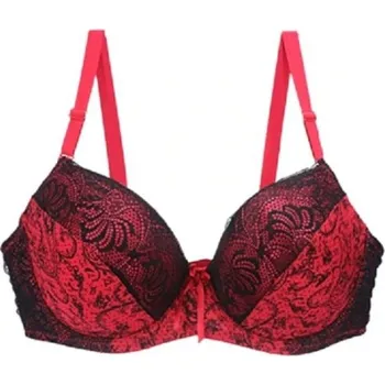 Podprsenka Dámská Push-up podprsenka Pamela červená 85D