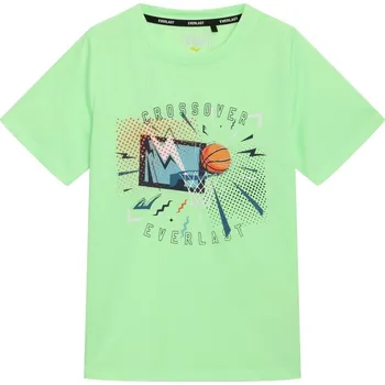 Chlapecké tričko Everlast Basketball Short Sleeve Performance T-Shirts Juniors Green 13 let