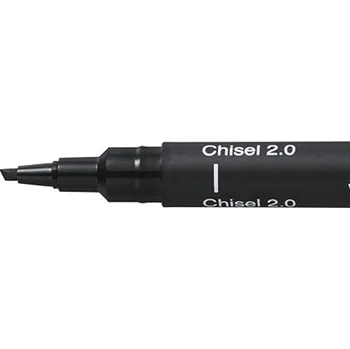 Černý kreativní liner UNI PIN s broušeným hrotem