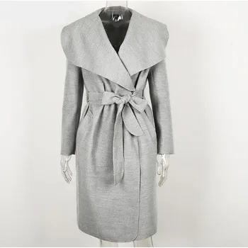 Dámský kabát Dámský kabát Molly J2441 šedá S