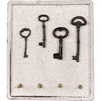 Clayre & Eef - Dřevěná nástěnka na klíče 6H2399