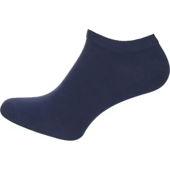Kotníkové tmavě modré bambusové ponožky