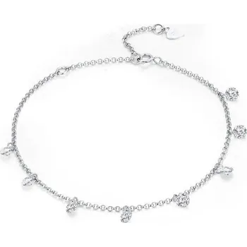 Náramek Dámský řetízkový náramek s kamínky