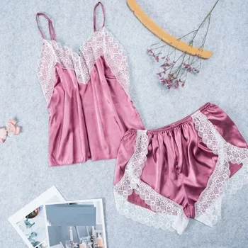 Dámské noční prádlo Dámské pyžamo P2699 růžová XL