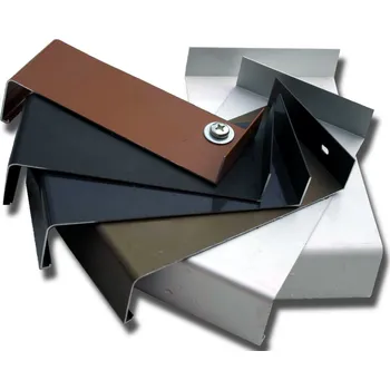 Parapet Aluris Parapet venkovní tažený okap 25mm Vyložení=hloubka: 70, Provedení povrch: LAK a ELOX barvy standard