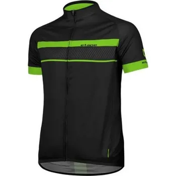 cyklistický dres Dres Etape Dream 2.0 černá/zelená L