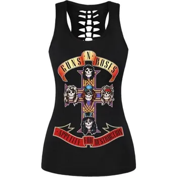 Dámské tílko s potiskem lebky M 5