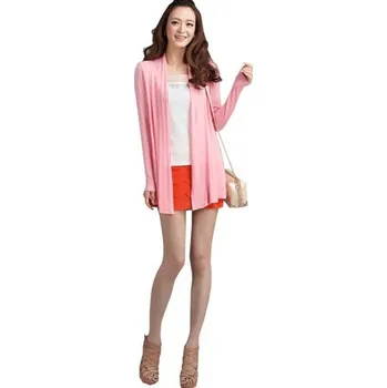 Dámský cardigan A2972 světle růžová S