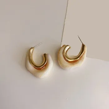 Náušnice Dámské kruhové náušnice G482 7