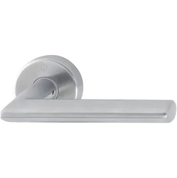 Stavebniny HOPPE poloviční sada klik STOCKHOLM kulatá, čtyřhran 8/62 mm, nerez mat