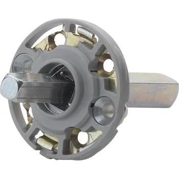 HOPPE montážní modul kulatý, čtyřhran 10/62 mm, ocel barvy hliník