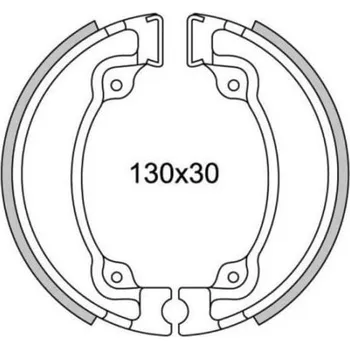 Brzda pro motocykl brzdové obložení (drážkované) NEWFREN (2 ks v balení) HONDA XL 600 V Transalp 1987-1990
