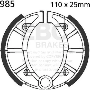 Motodíl Sada brzdových čelistí EBC 985 985