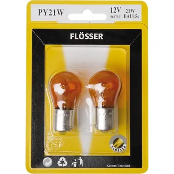 Autolékárnička ŽÁROVKA 12V PY21W BAU15S AMB 10KS 667101