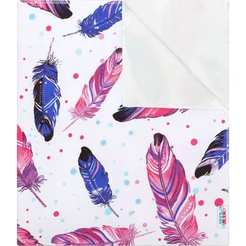 Přebalovací podložka Nepromokavá přebalovací podložka flanelová/PVC - PÍRKA barevná na bílém - 47x57cm