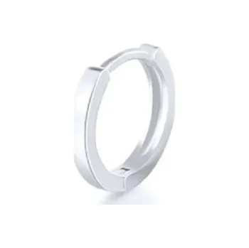Náušnice Dámské náušnice kruhy H808 stříbrná 5 mm