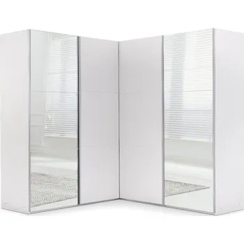 Šatní skříň Stolar Rohová šatní skříň MERIDA Barva: bílá