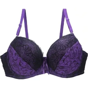 Podprsenka Dámská Push-up podprsenka Pamela fialová 85E