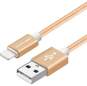 Datový kabel Datový kabel pro Apple Lightning na USB 10 ks zlatá 1 m