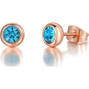 Náušnice Dámské peckové náušnice se zirkonem H862 6