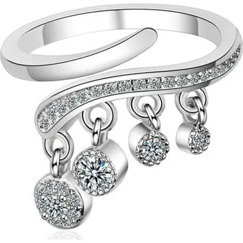 Prsten Dámský prstýnek se zirkony D942