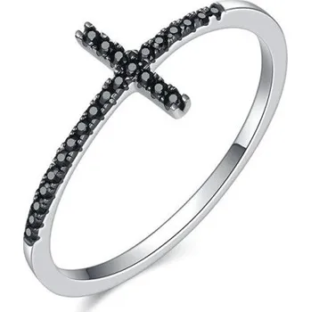 Prsten Dámský prstýnek s křížem D1688 7