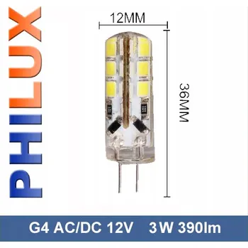 Žárovka LED žárovka G4 12V AC/DC 3W MINI 390LM Neutrální bílá