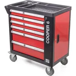 PENTA CZ s.r.o. Dílenský vozík G21 Cooper 6, černo-červený + doprava zdarma