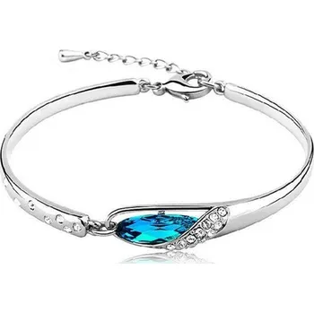 Náramek Dámský náramek s modrým kamenem