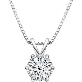 Náhrdelník Dámský náhrdelník s přívěskem D459 stříbrná