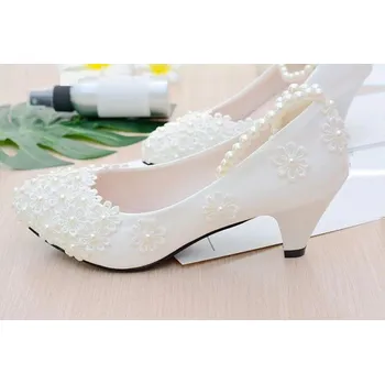 Dámské lodičky Dámské lodičky s květinami 38 4,5 cm