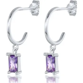 Náušnice Dámské visací náušnice H748 stříbrná 1