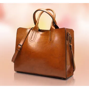 Kabelka Dámská elegantní kabelka J3092 hnědá