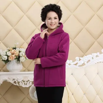 Dámská mikina Dámská fleecová mikina P1811 fialová XS