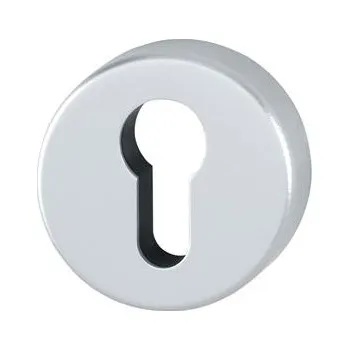 HOPPE klíčové rozety PZ, o 53 mm, výška 9 mm, F1 stříbrný elox