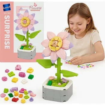 ostatní stavebnice Sada květinových Stavebnice pro kutily, 11 8 dílů kreativní, zábavná a dekorační
