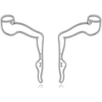 Náušnice Dámské visací náušnice G165 stříbrná