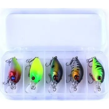 Rybářský háček Barevné rybí háčky - 5 ks