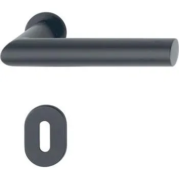 HOPPE sada klik AMSTERDAM - na mini rozetě BB, 40-50, černá matná